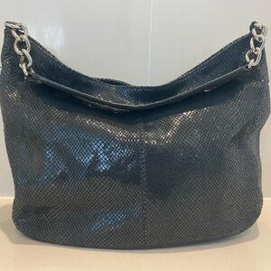 Vintage Shiny Navy Calvin Klein Purse